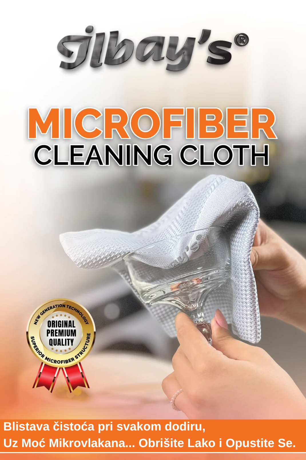 Ilbays® Originals – Premium Mikrofiber Krpe | Set od 4