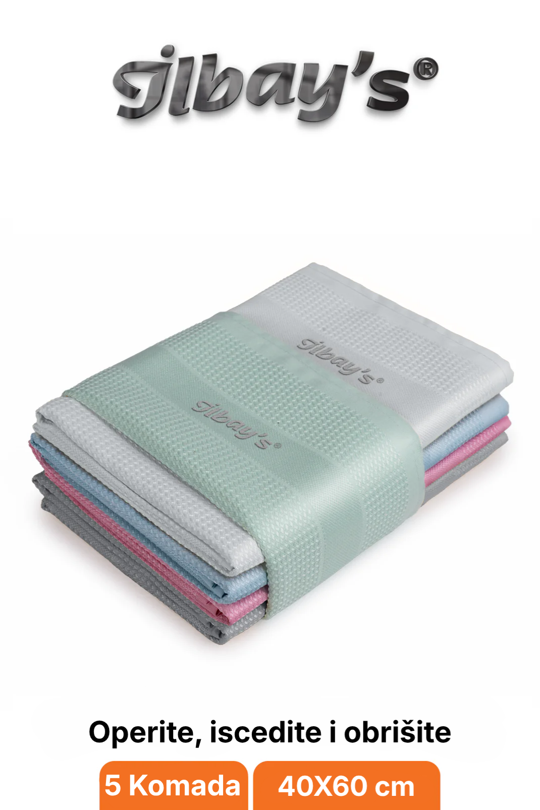 Ilbays® Originals – Premium Mikrofiber Krpe | Set od 5
