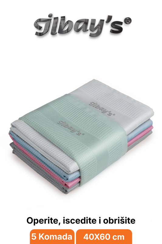 Ilbays® Originals – Premium Mikrofiber Krpe | Set od 5